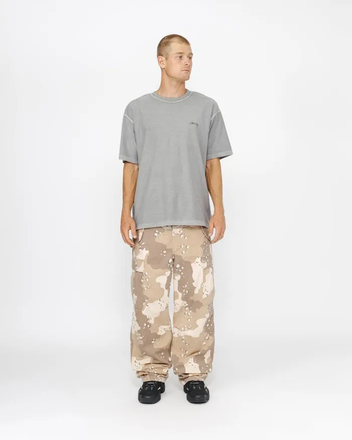 Stussy Tees LAZY TEE Grey 8211 MenWomen