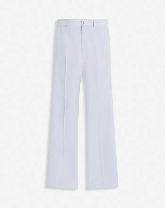 Suit Pants With Belt Feather Men Lanvin Pants and Shorts