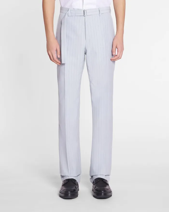 Suit Pants With Belt Feather Men Lanvin Pants and Shorts Suit Pants With Belt Feather Men Lanvin Pants and Shorts