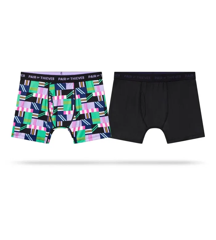 Superfit Boxer Briefs Black Underwear 2 Pack 1047120001 Men Pair Of Thieves Boxer Briefs