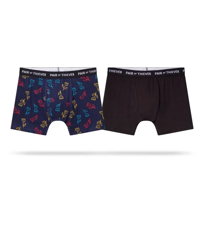 Supersoft Boxer Briefs Navy Black Underwear 2 Pack Men Pair Of Thieves Boxer Briefs