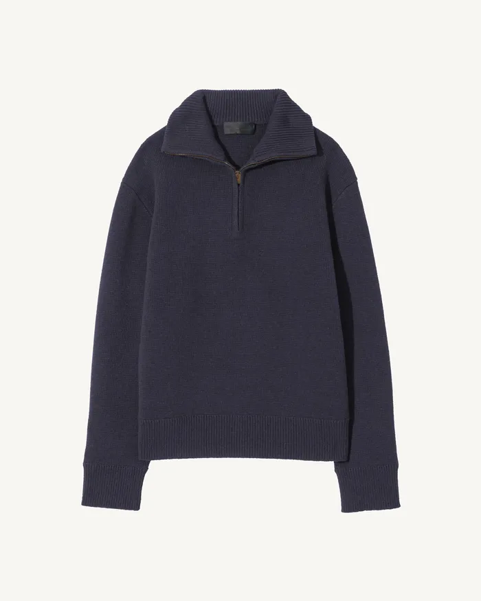 Sweaters Men Nili Lotan AXEL SWEATER Dark Navy