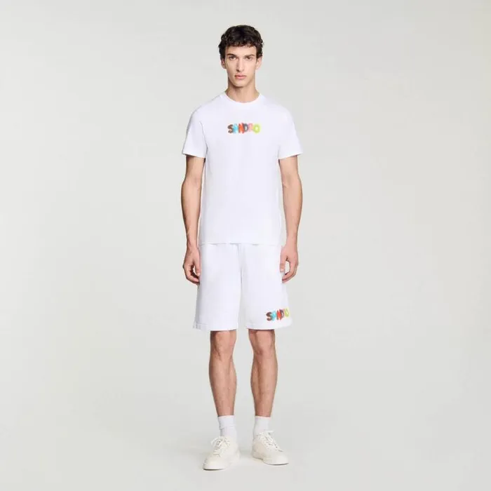 Tshirts and Polos Men SANDRO Wild Animals TShirt White