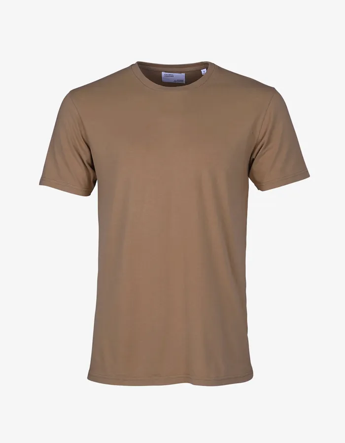 TShirts Classic Organic Tee 8211 Sahara Camel 8211 Colorfulstandard Men