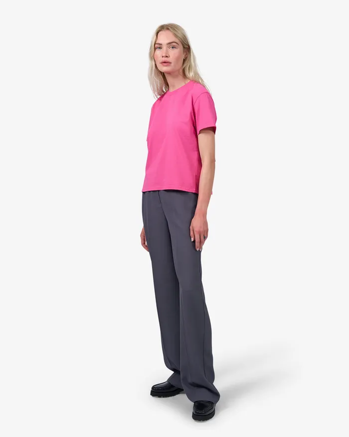 TShirts Organic Boxy Crop Tee 8211 Purple Haze 8211 Colorfulstandard Women