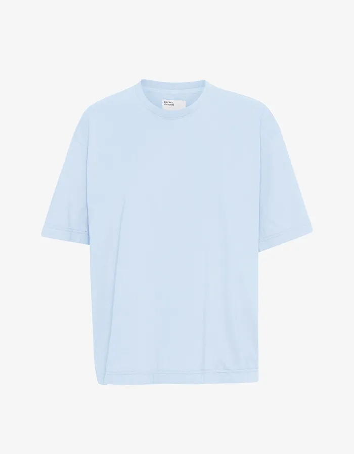 TShirts Oversized Organic TShirt 8211 Polar Blue 8211 Colorfulstandard Women