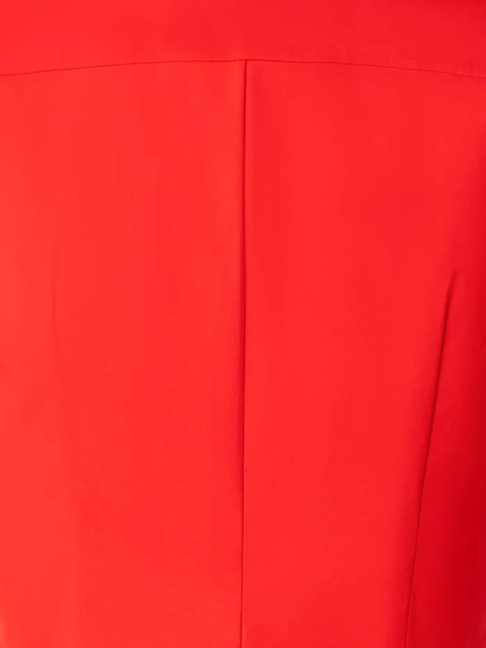 Tailored Cotton Stretch Poplin Blouse Poppy Women Akris Blouses