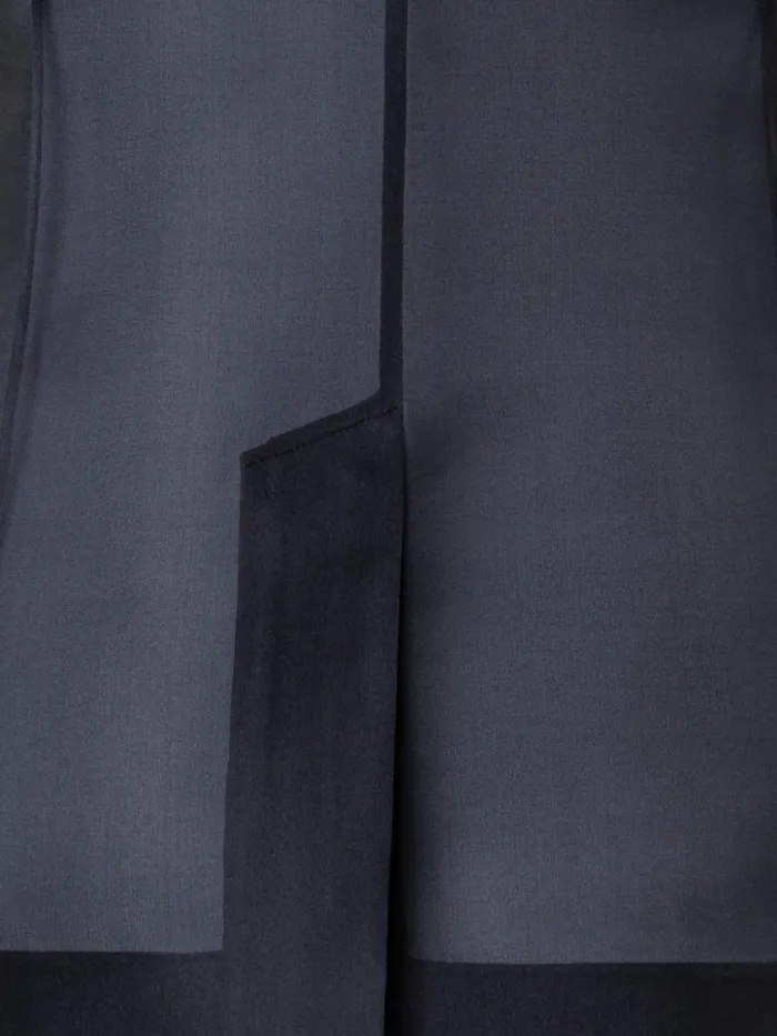 Tailored Sheer Silk Gilet Black Women Akris Jackets