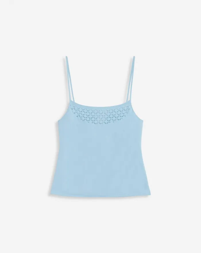 Tank Top With Lace Detail Budgie Women Lanvin Tops