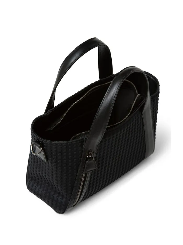 Techno Trapezoid Little Alexa Bag Black Women Akris Crossbody Bags