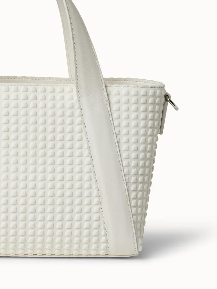 Techno Trapezoid Little Alexa Bag White Women Akris Top Handle Bags