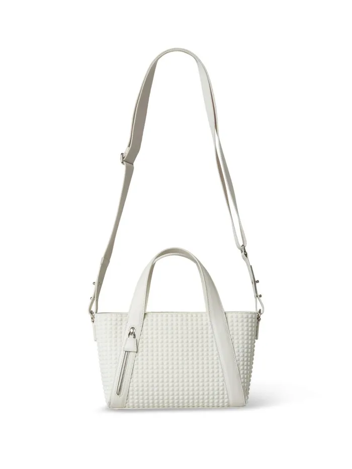 Techno Trapezoid Little Alexa Bag White Women Akris Top Handle Bags