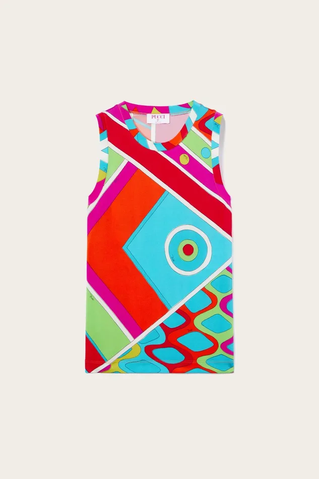 Tops And Shirts Women PUCCI VivaraPrint Tank Top