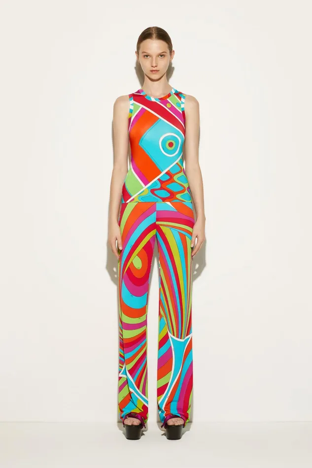 Tops And Shirts Women PUCCI VivaraPrint Tank Top