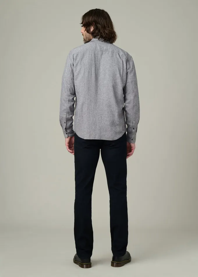 Tops Tees Men CHESTER FLANNEL SHIRT Heather Grey Joe8217s Jeans