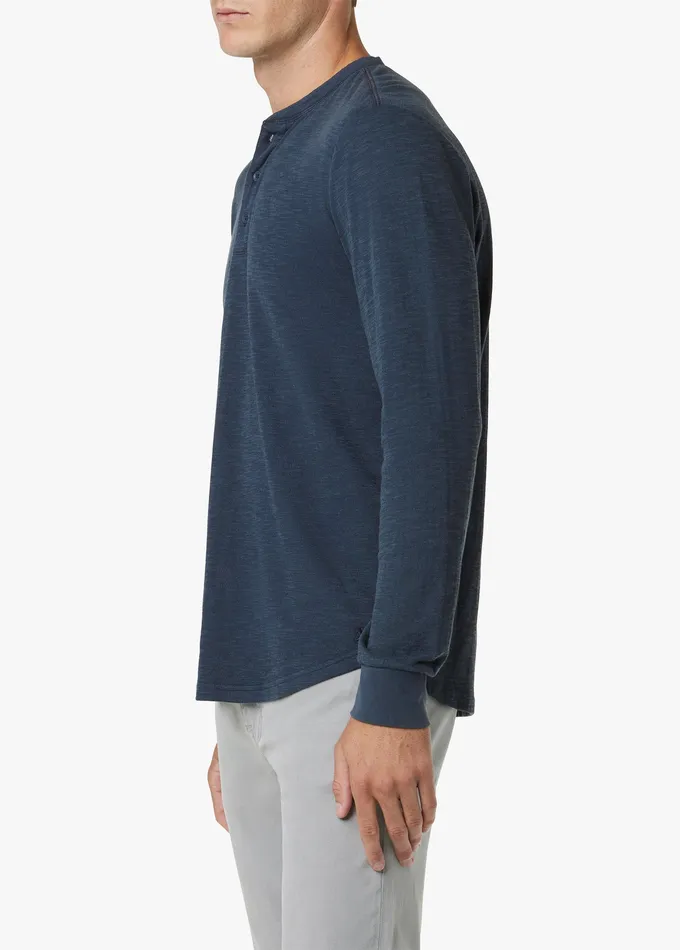 Tops Tees Men Joe8217s Jeans DWIGHT DOUBLEFACE HENLEY Vintage Navy