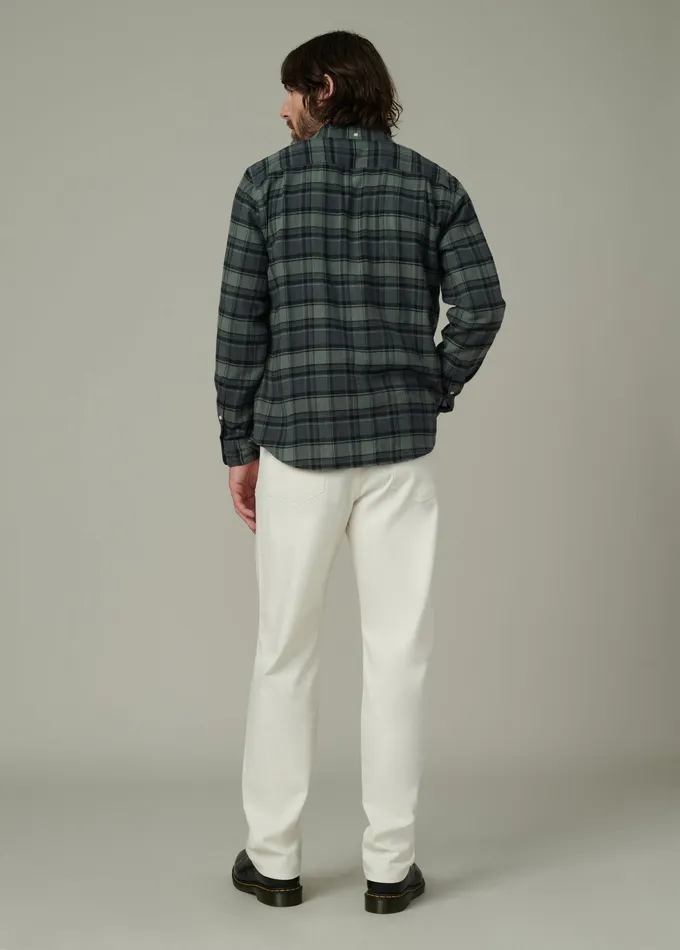 Tops Tees Men Joe8217s Jeans OLIVER FLANNEL SHIRT Pewter Plaid