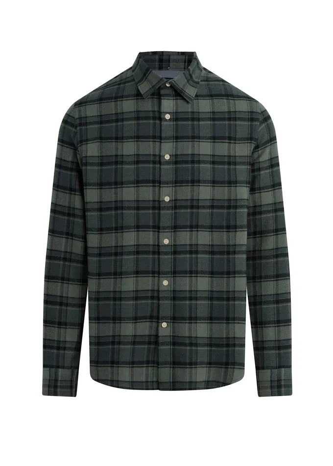 Tops Tees Men Joe8217s Jeans OLIVER FLANNEL SHIRT Pewter Plaid