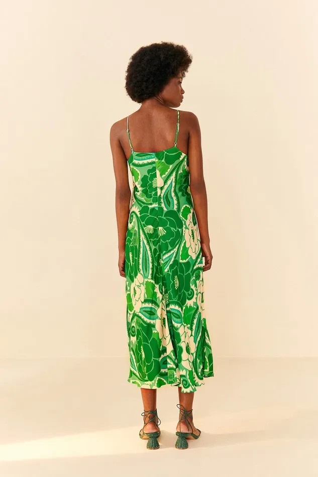 Tropical Groove Circle Cut Out Midi Dress Women Farm Rio Midi Dresses