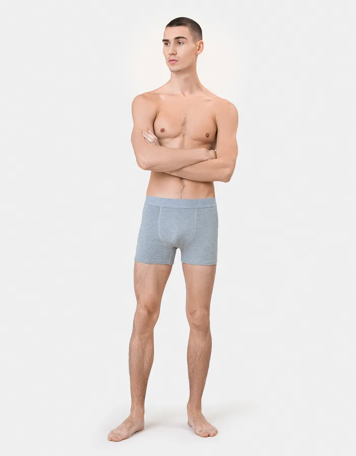 Underwear Classic Organic Boxer Briefs 8211 Pacific Blue Colorfulstandard Men