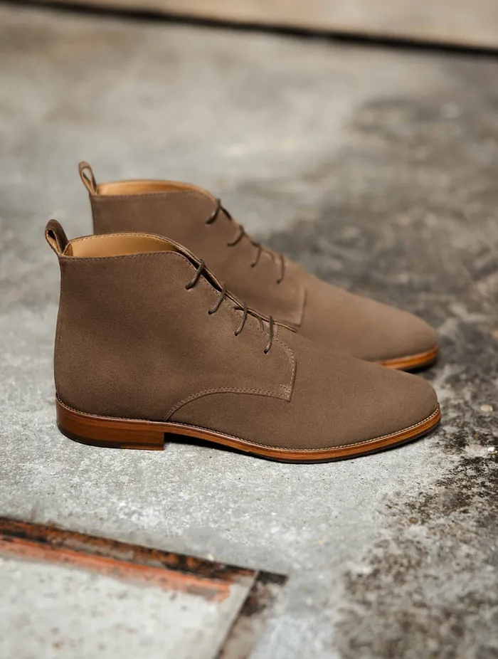 Vasco Khaki Brown Men Bobbies Boots