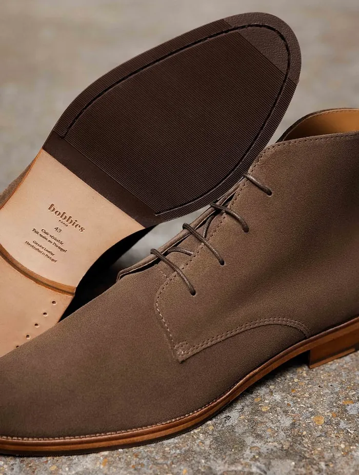Vasco Khaki Brown Men Bobbies Boots