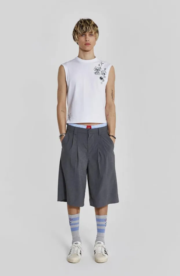 Vests Men Jaded London Stars And Spikes Tank