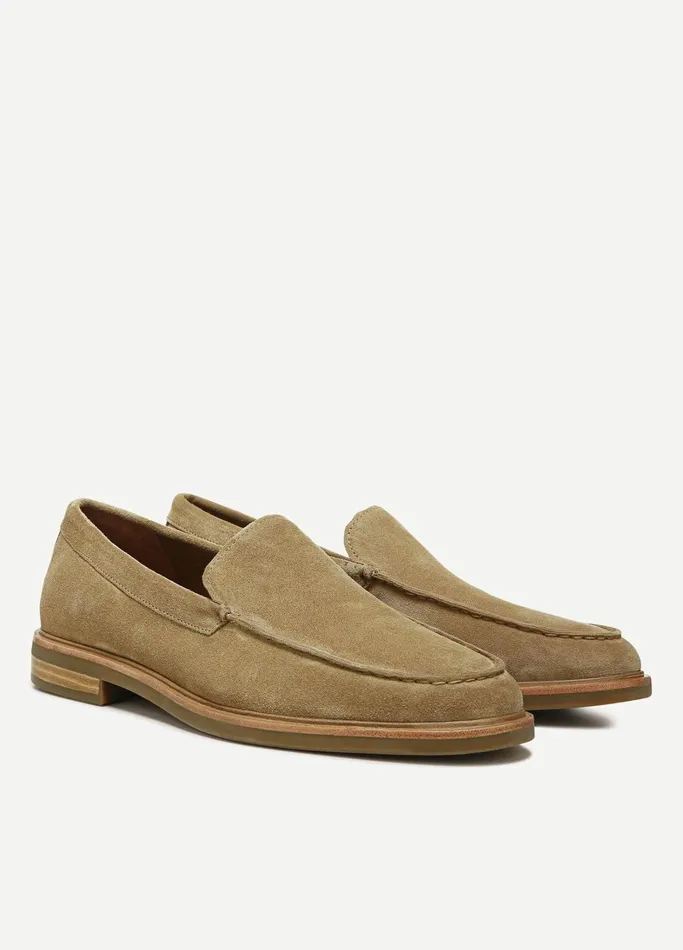 Vince Loafers and LaceUps Men Grant Suede Loafer New Camel