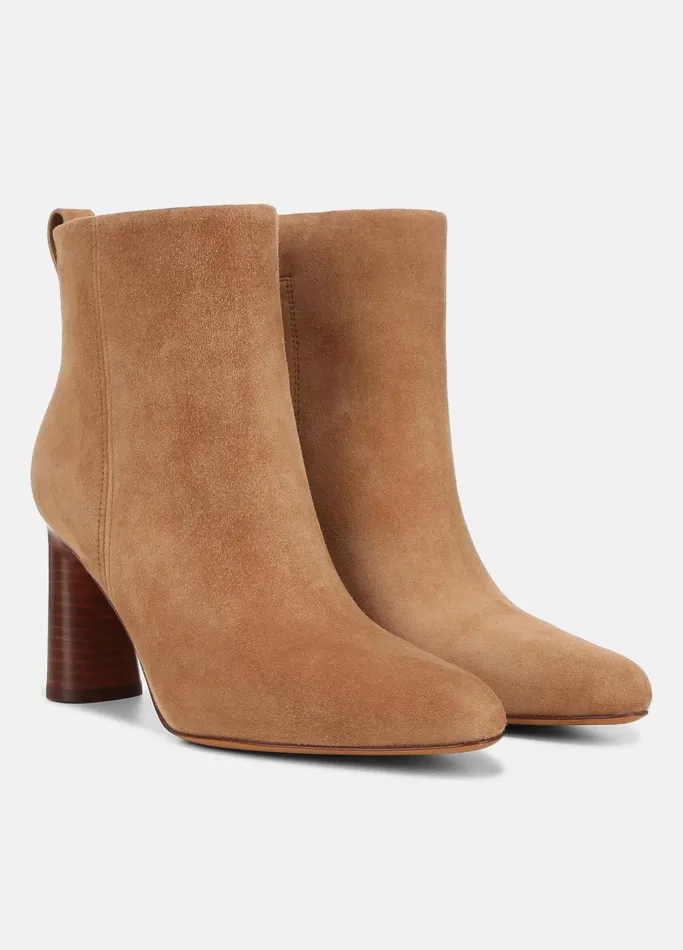 Vince Loafers and Mules Women Hillside Suede Ankle Boot Dark Amber