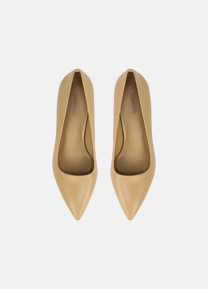 Vince Loafers and Mules Women Paris Leather Pump Husk