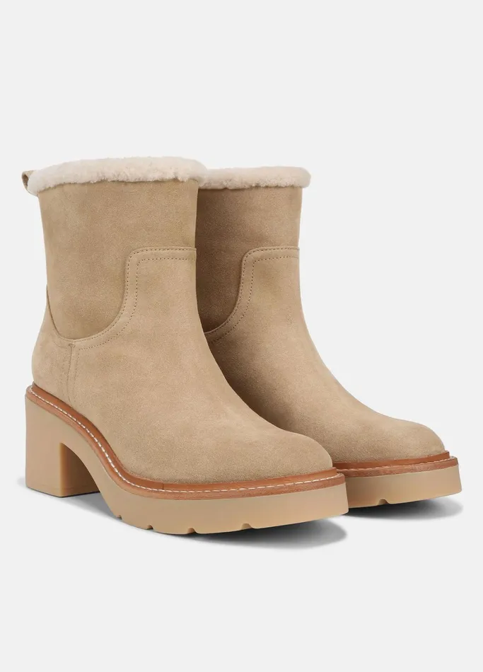 Vince Loafers and Mules Women Redding Suede Lug Boot Dune