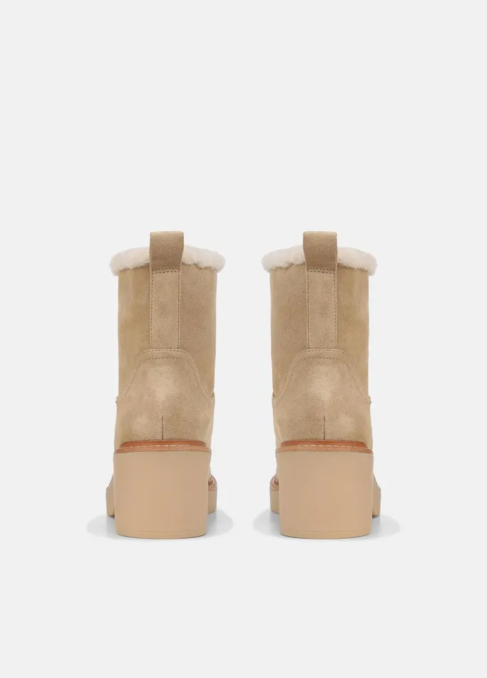 Vince Loafers and Mules Women Redding Suede Lug Boot Dune
