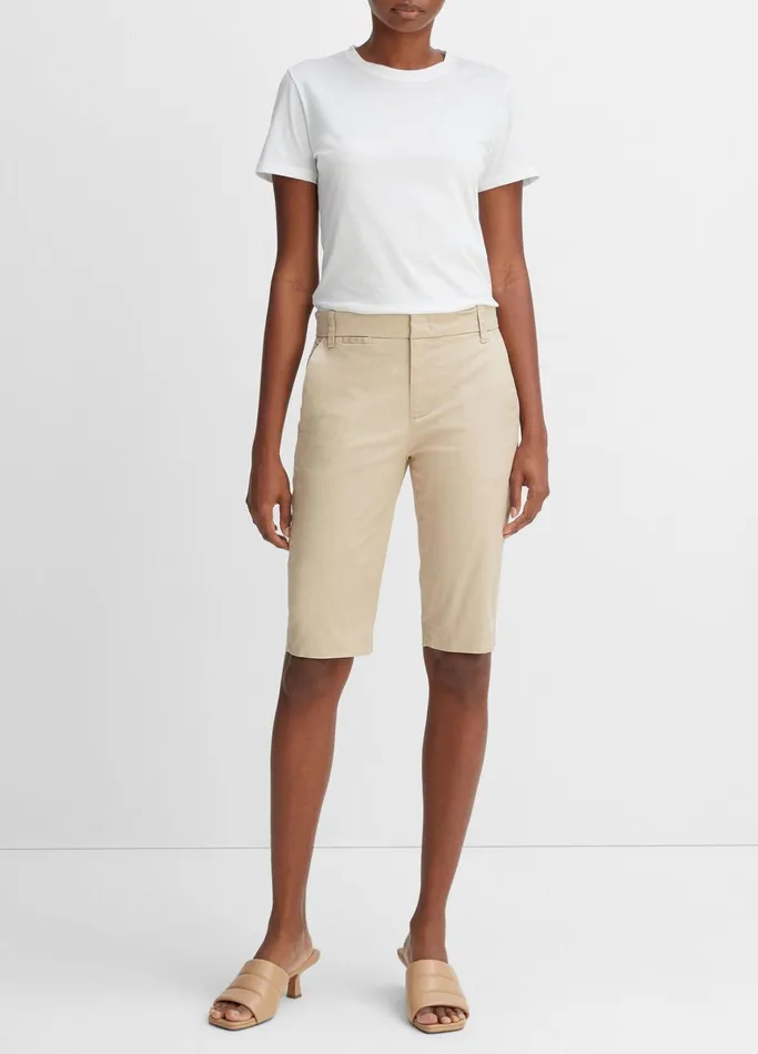 Vince Pants and Shorts Women Coin Pocket Bermuda Short Latte