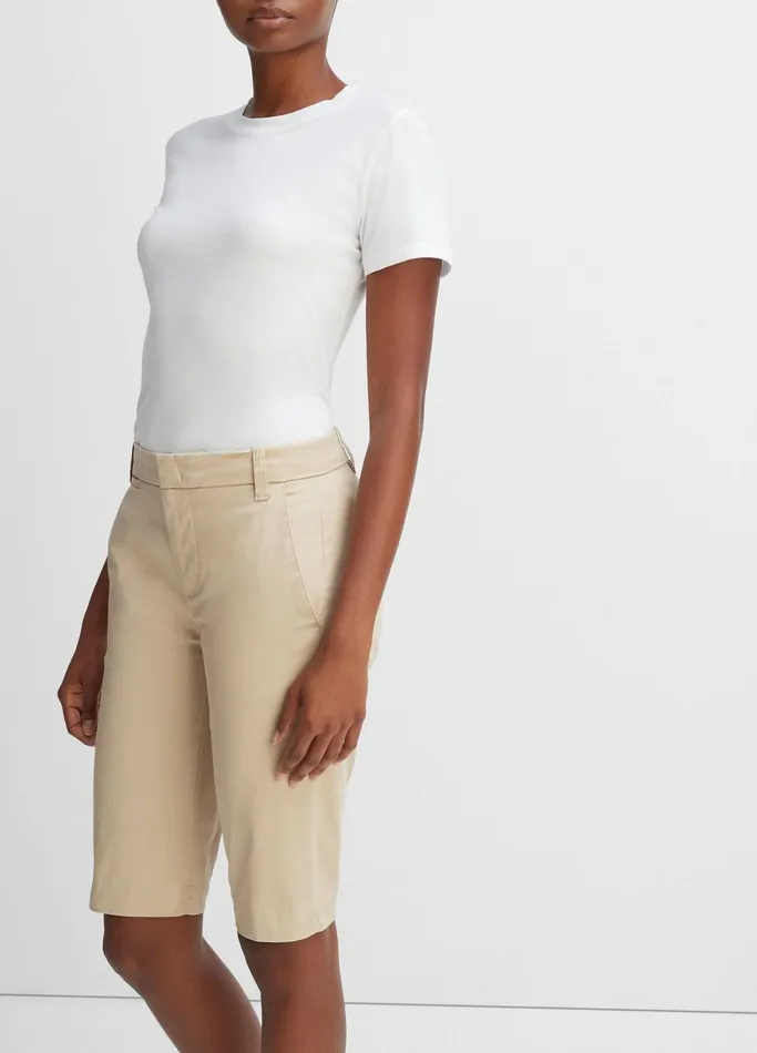 Vince Pants and Shorts Women Coin Pocket Bermuda Short Latte