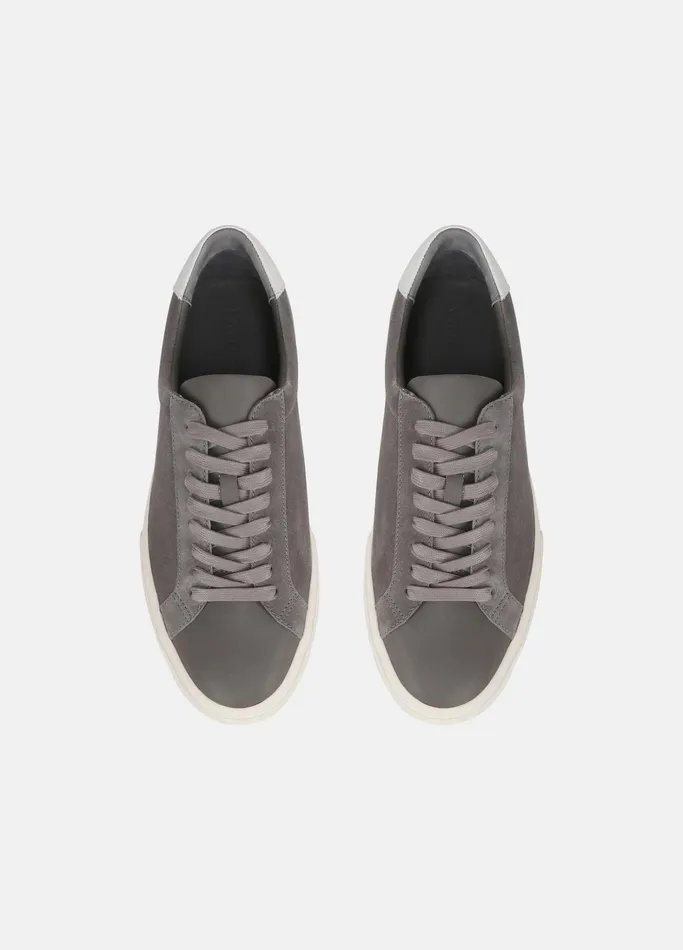 Vince Sneakers Men Fulton Suede Sneaker Smoke Grey