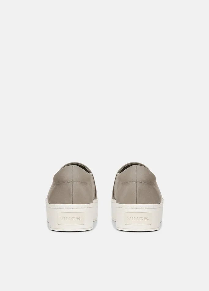 Vince Sneakers Women Warren Nubuck Sneaker Hazel Stone Grey