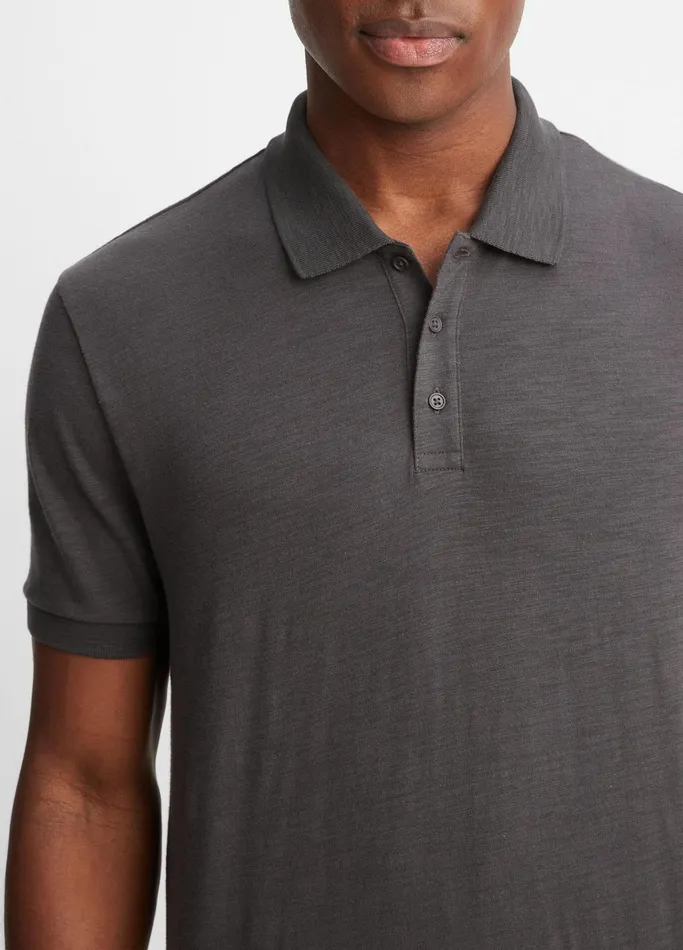 Vince TShirts and Polos Men Classic Slub Polo Shirt Sphere