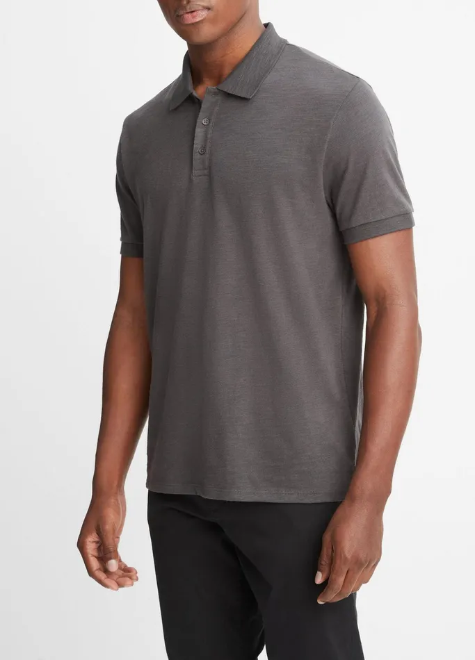 Vince TShirts and Polos Men Classic Slub Polo Shirt Sphere