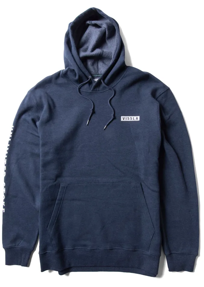 Vissla Coastal Eco Po Hoodie MIH 8211 Midnight Heather Men Fleece and Hoodies Vissla Coastal Eco Po Hoodie MIH 8211 Midnight Heather Men Fleece and Hoodies