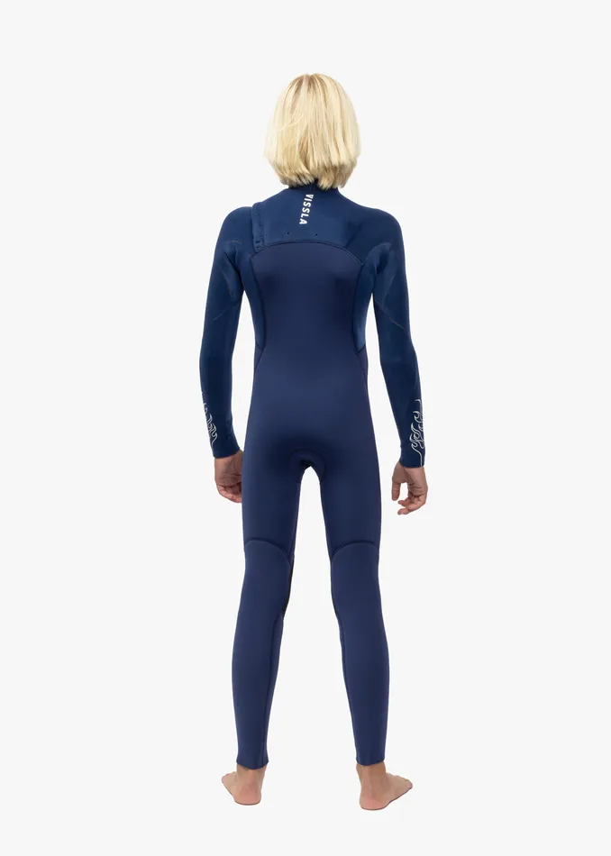 Vissla Wetsuits Youth High Seas Boys Fire 43 Full Chest Zip Wetsuit DEEP ROYAL Vissla Wetsuits Youth High Seas Boys Fire 43 Full Chest Zip Wetsuit DEEP ROYAL