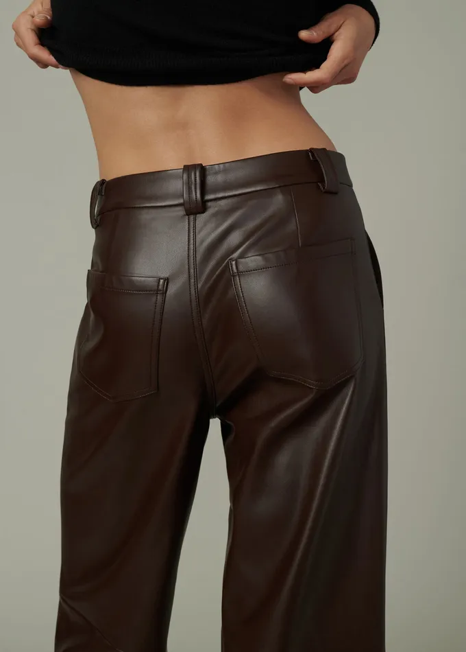 Wide Leg THE MIA TROUSER Coffee Bean 8211 Joe8217s Jeans Women