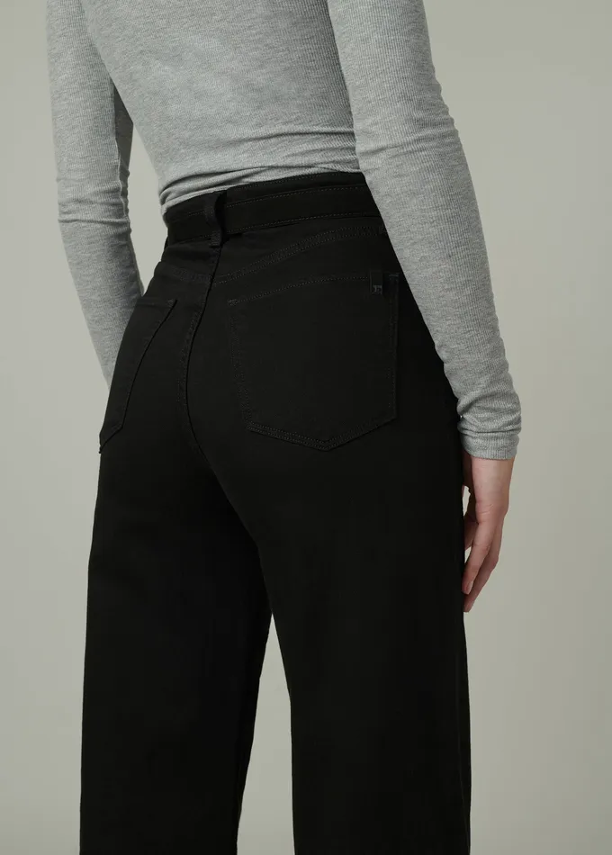 Wide Leg THE TRIXIE Black Joe8217s Jeans Women