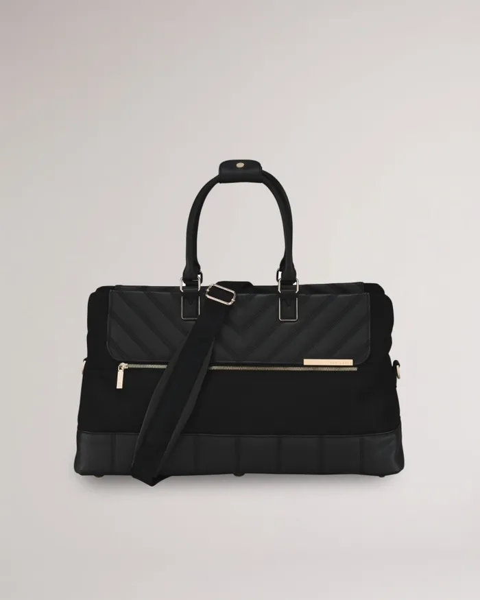 Women ALAINIE 8211 Softside Cabin Duffle Tote Bag 36x46x25cm Black Ted Baker Suitcases and Travel Bags