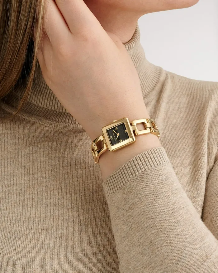 Women ALECSIS 8211 Mayse Square Dial Bracelet Watch Gold Colour Ted Baker Watches Women ALECSIS 8211 Mayse Square Dial Bracelet Watch Gold Colour Ted Baker Watches