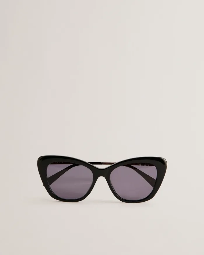 Women ARABLLA 8211 Cat Eye Acetate Frame Sunglasses Black Ted Baker Sunglasses
