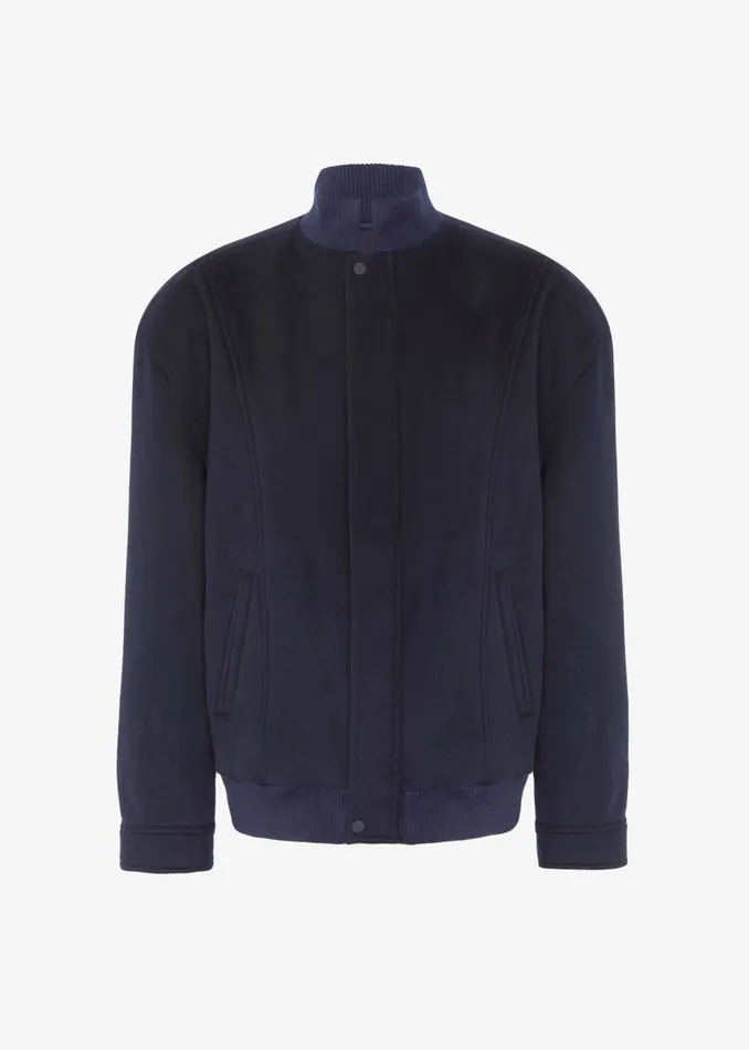 Women Arley Oversized Bomber 8211 Navy The Frankie Shop Outerwear