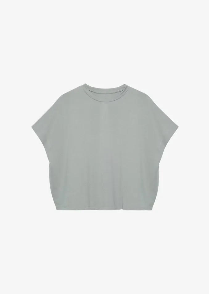 Women Aster Boxy TShirt 8211 Khaki The Frankie Shop Tops
