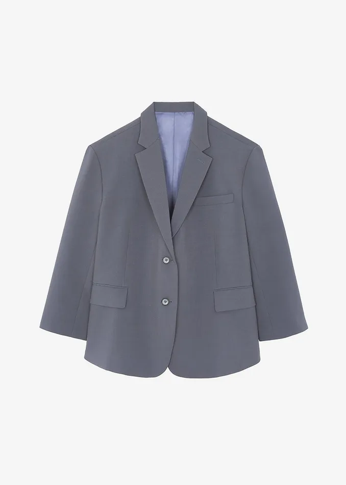 Women Bea Blazer 8211 Charcoal The Frankie Shop Outerwear