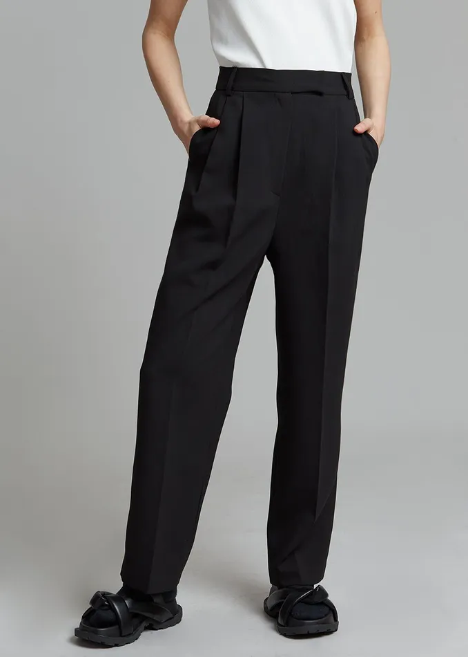 Women Bea Suit Pants 8211 Black The Frankie Shop Bottoms