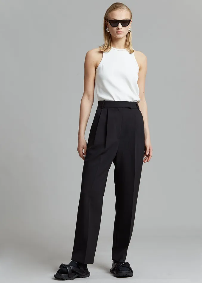 Women Bea Suit Pants 8211 Black The Frankie Shop Bottoms